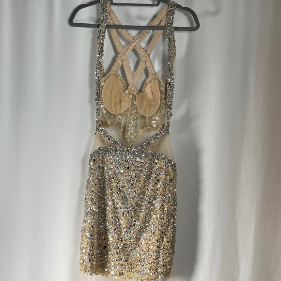 Jovani STUNNING Size 6 Crystal Embellished Women's DRESS - Picture 7 of 9